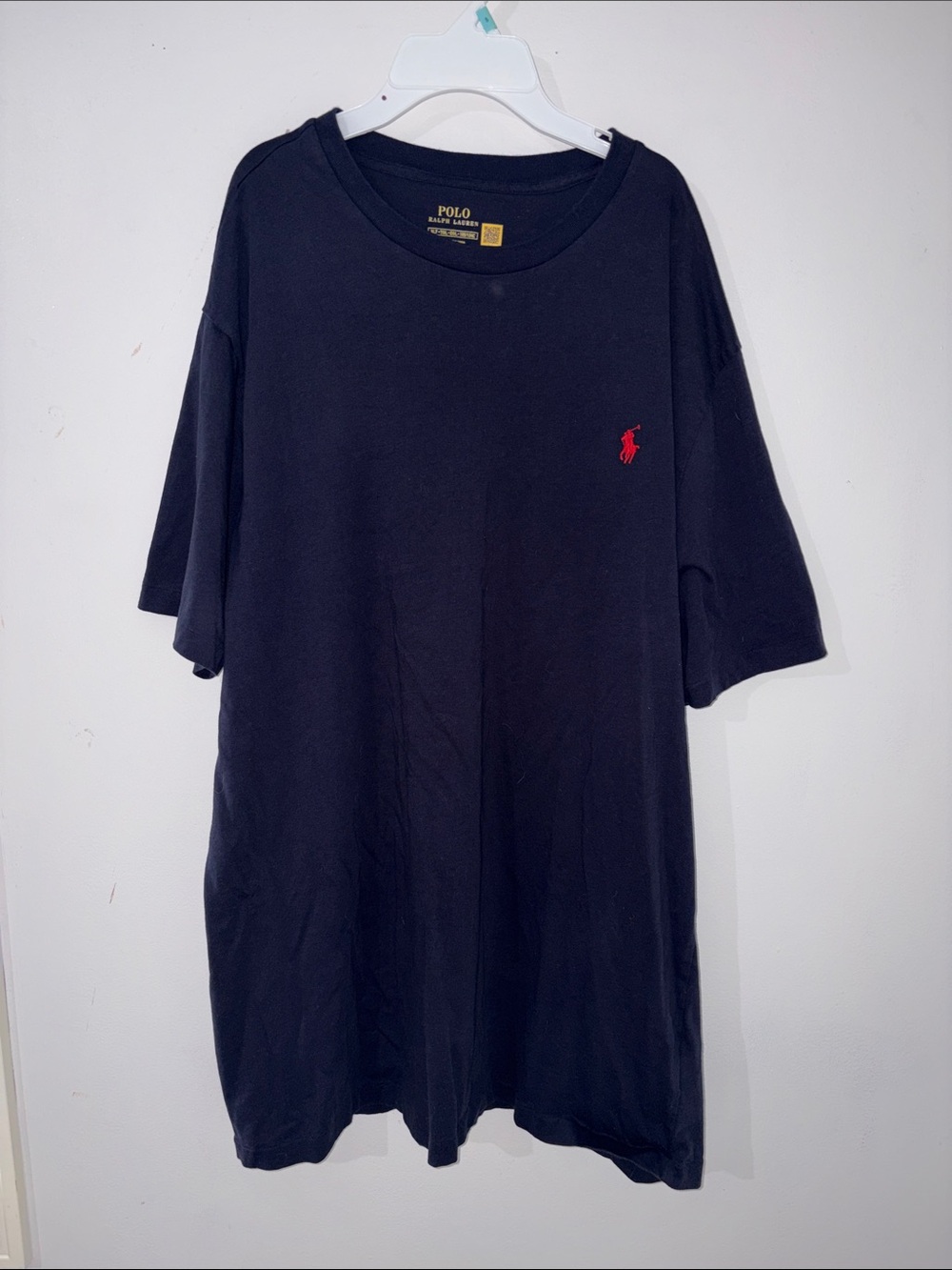 Polo by Ralph Lauren Navy Short-Sleeve Tee with Red Pony